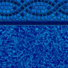 Mosaic Wave Tile - Brilliant Bahama Bottom